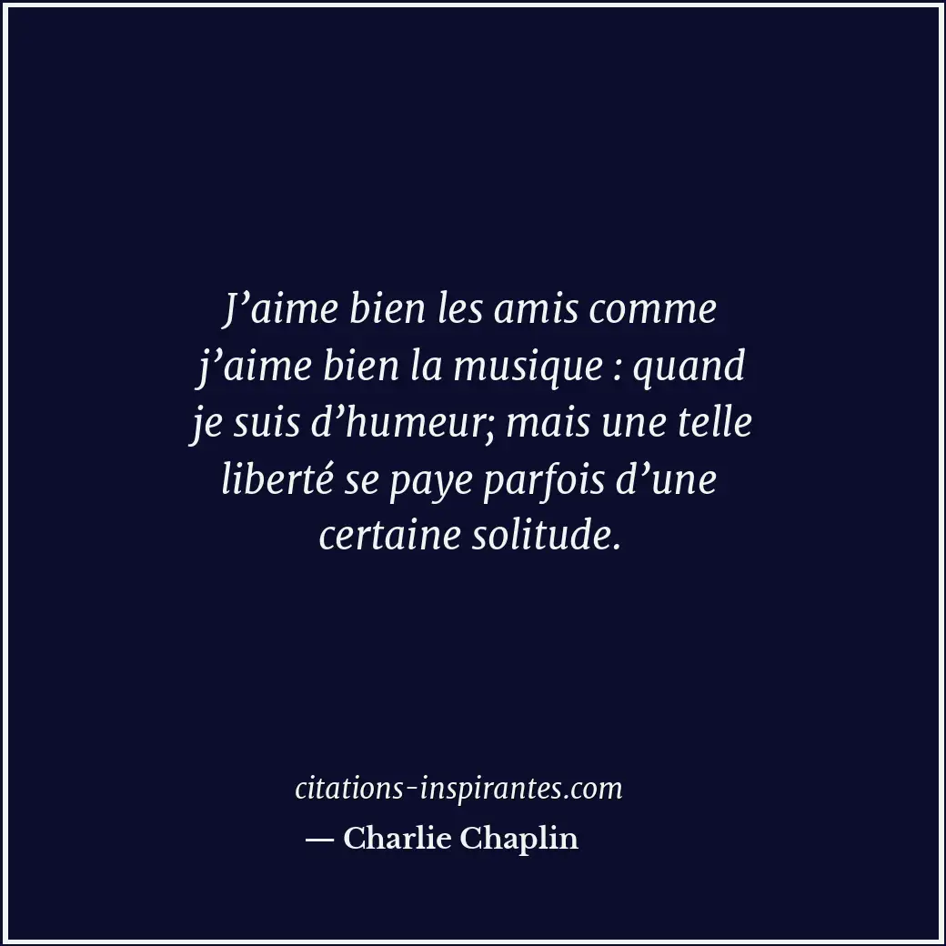 Citation de Charlie Chaplin