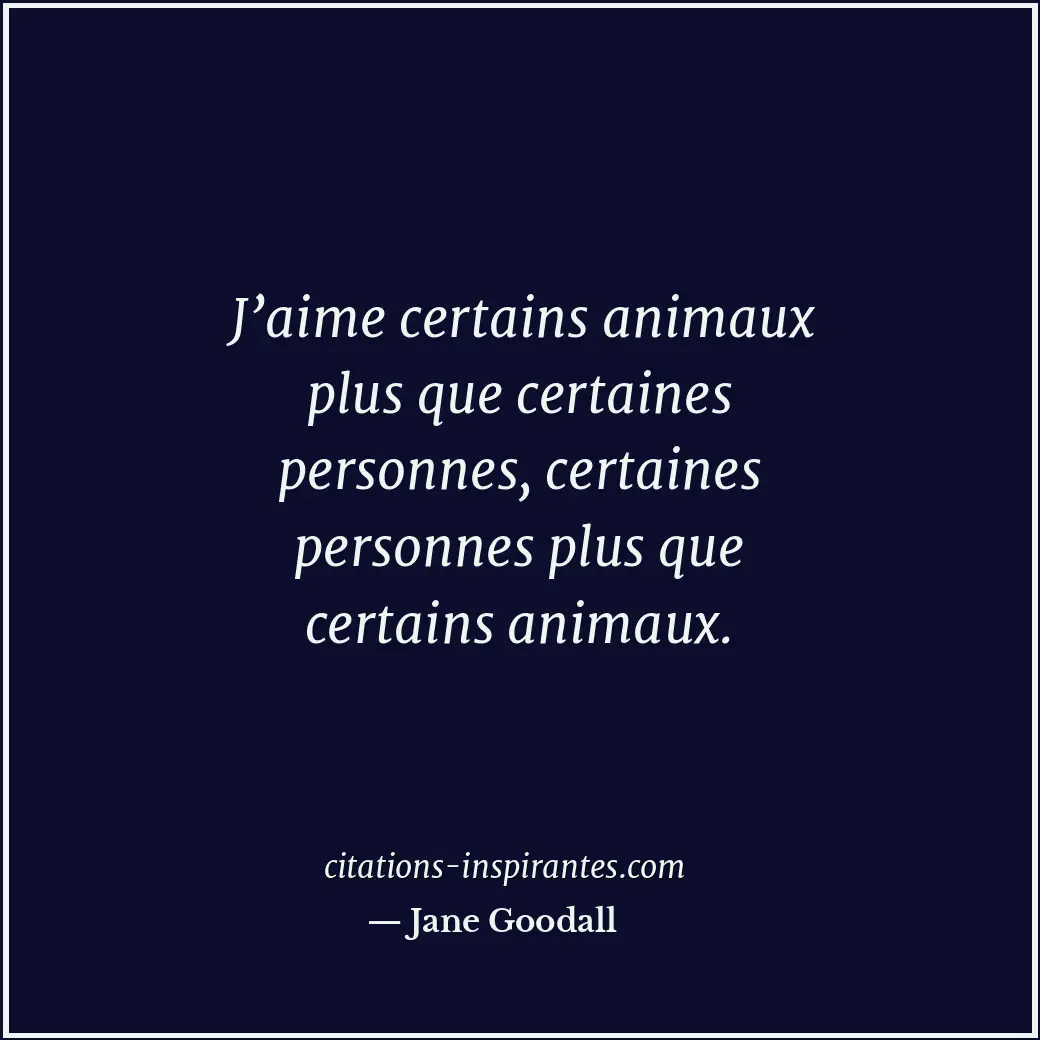 Citation de Jane Goodall
