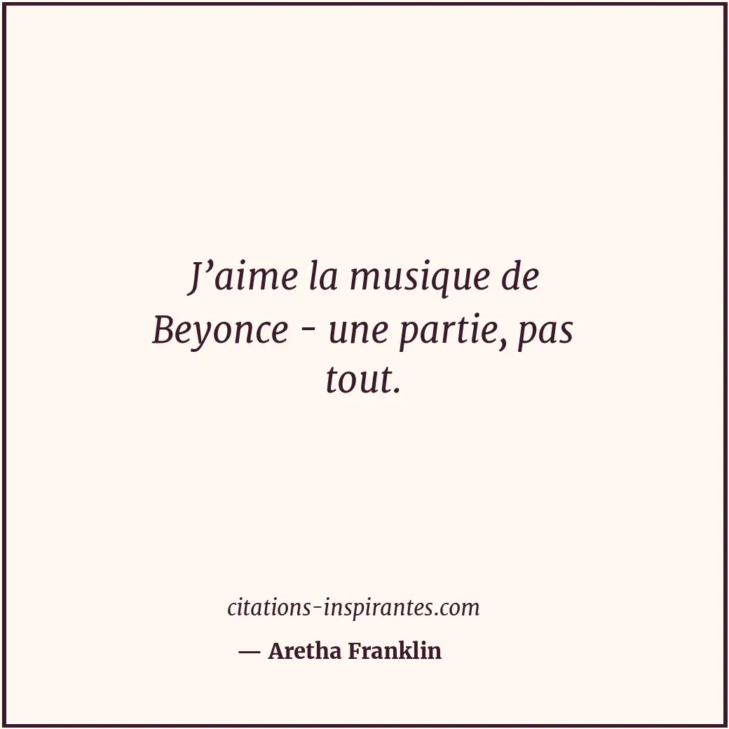 Citation de Aretha Franklin