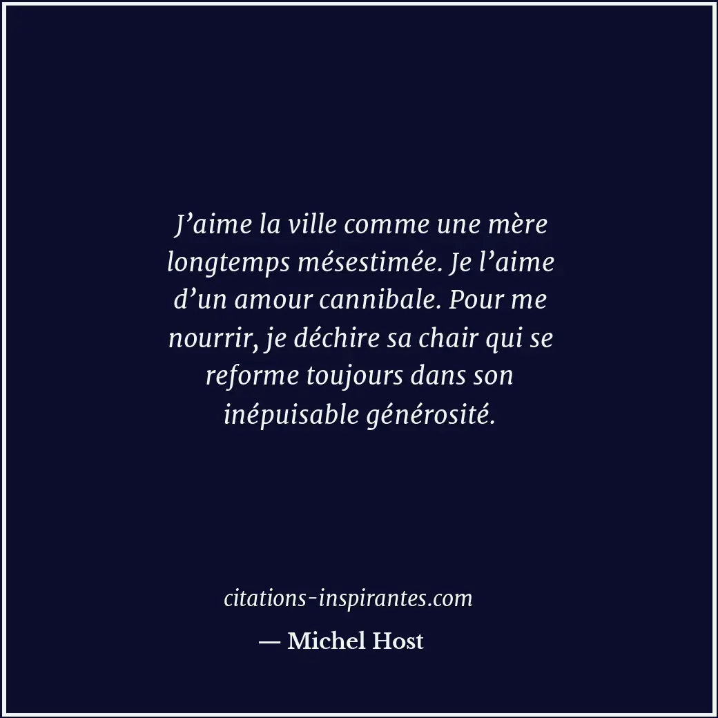 Citation de Michel Host
