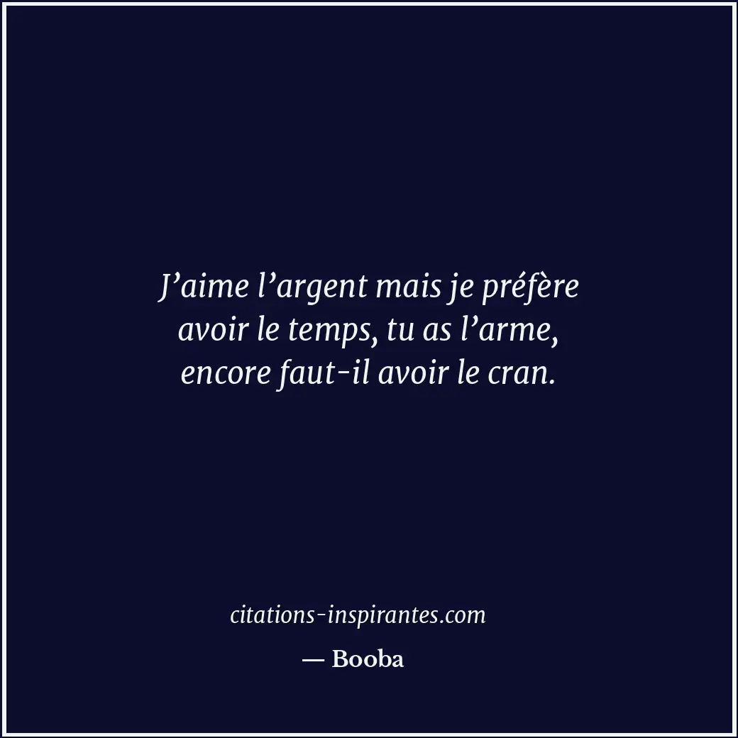Citation de Booba