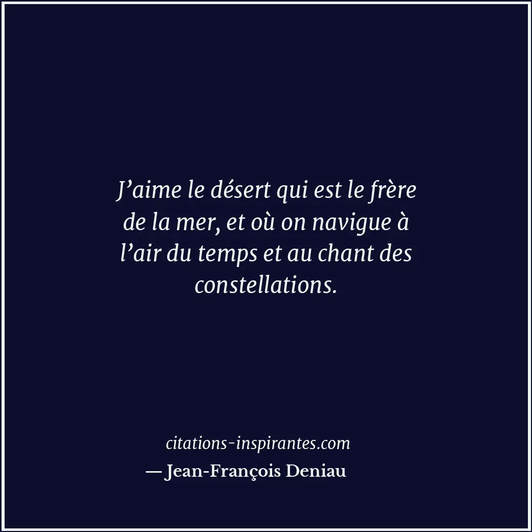 Citation de Jean-François Deniau