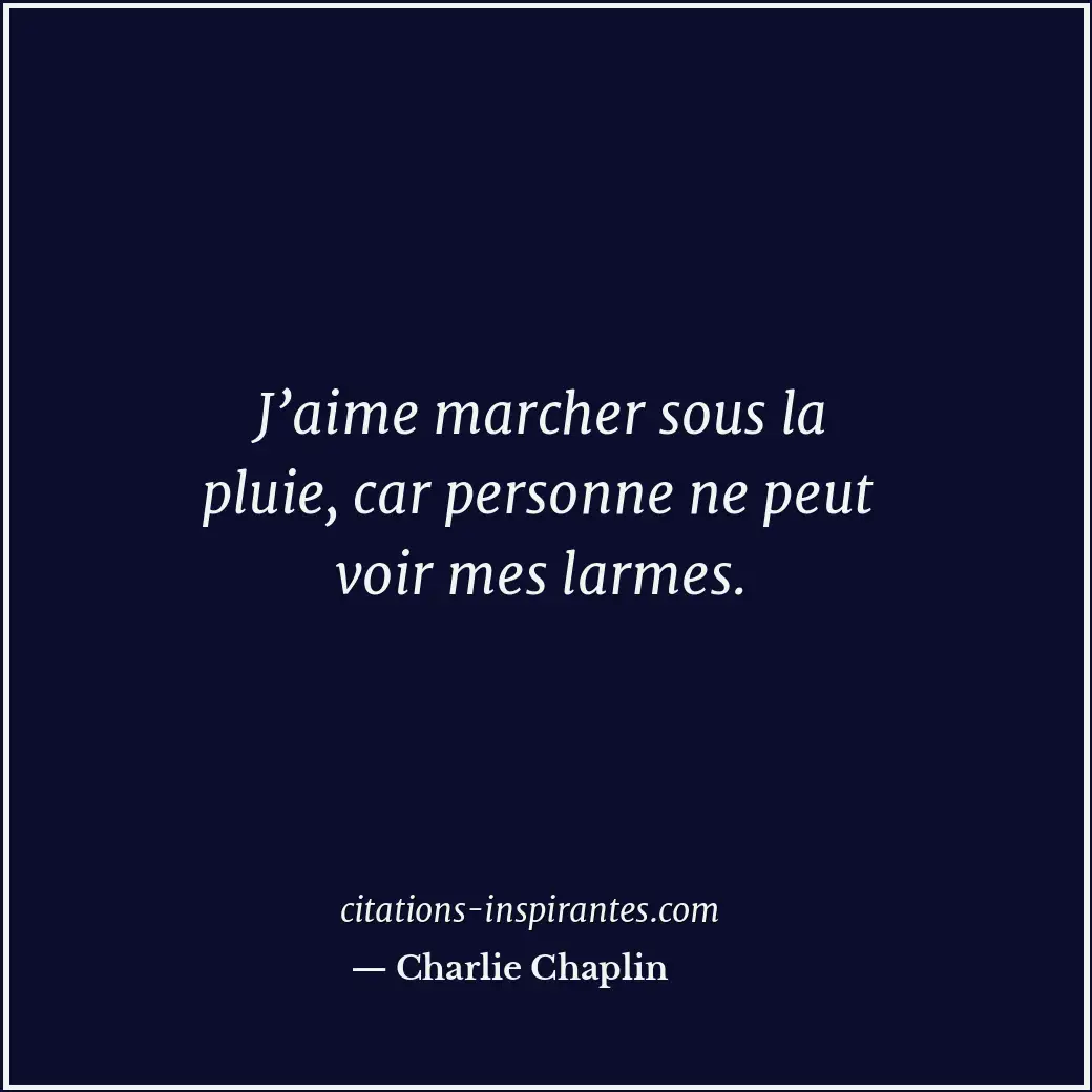 Citation de Charlie Chaplin