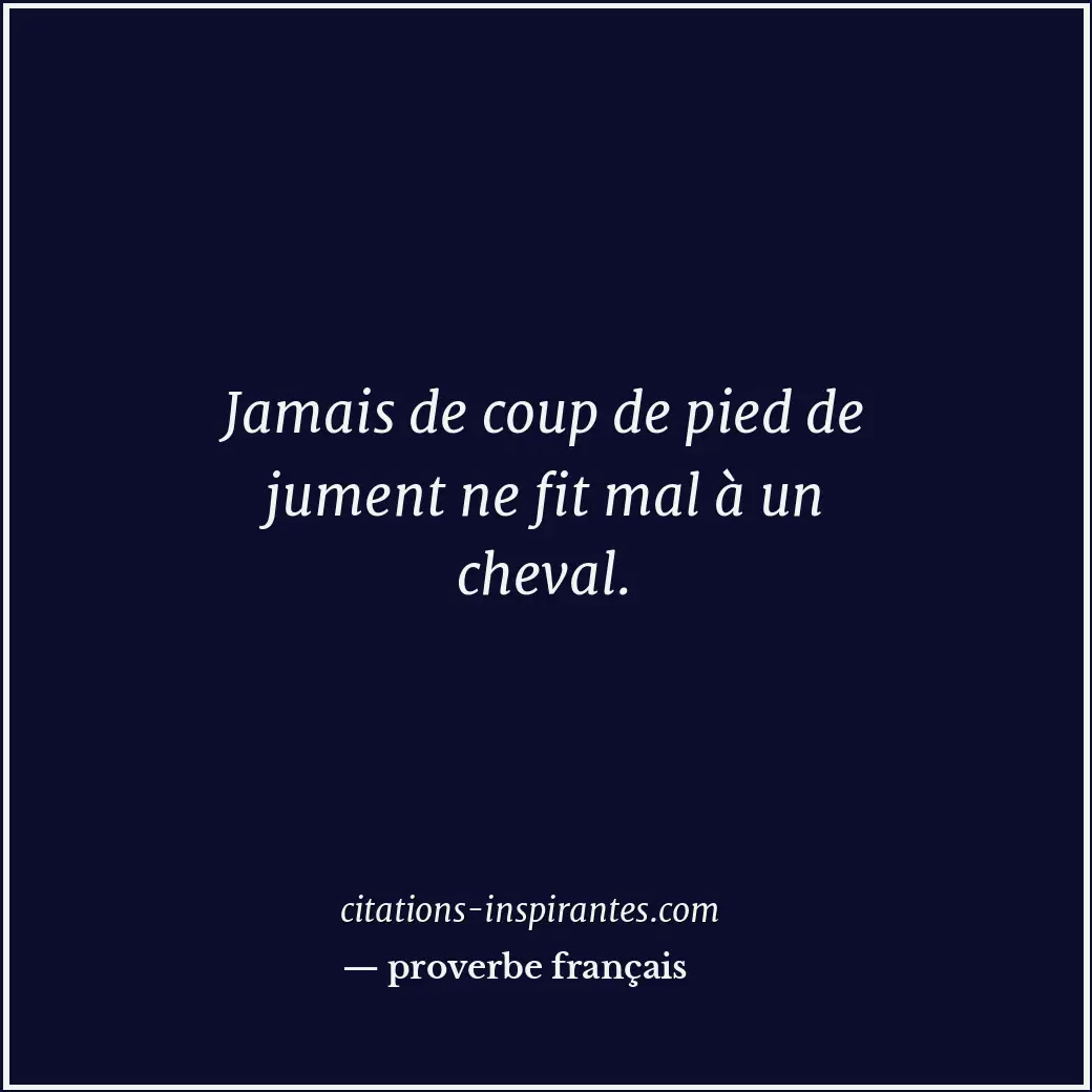 Citation de proverbe français