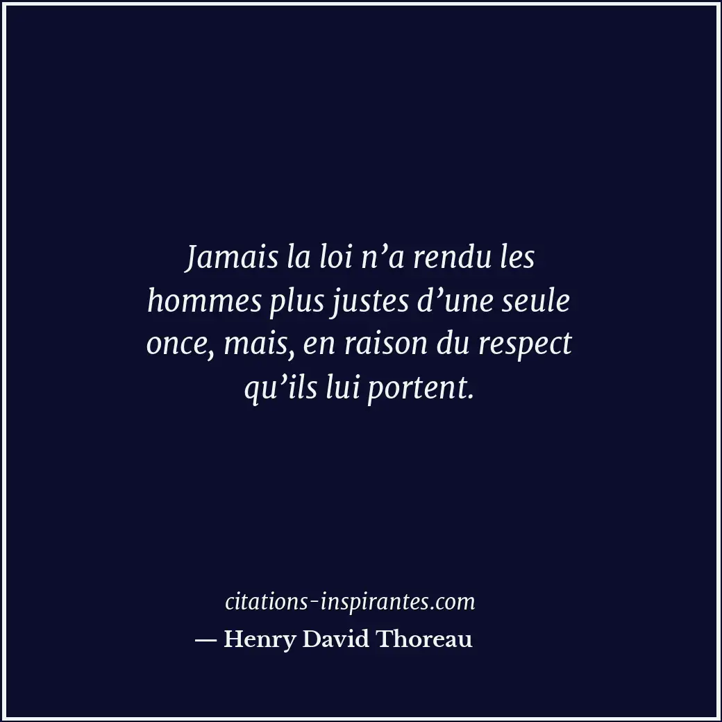Citation de Henry David Thoreau