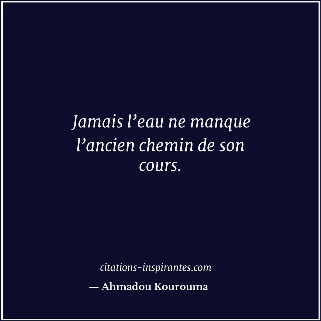 Citation de Ahmadou Kourouma