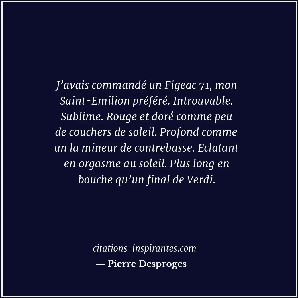 Citation de Pierre Desproges
