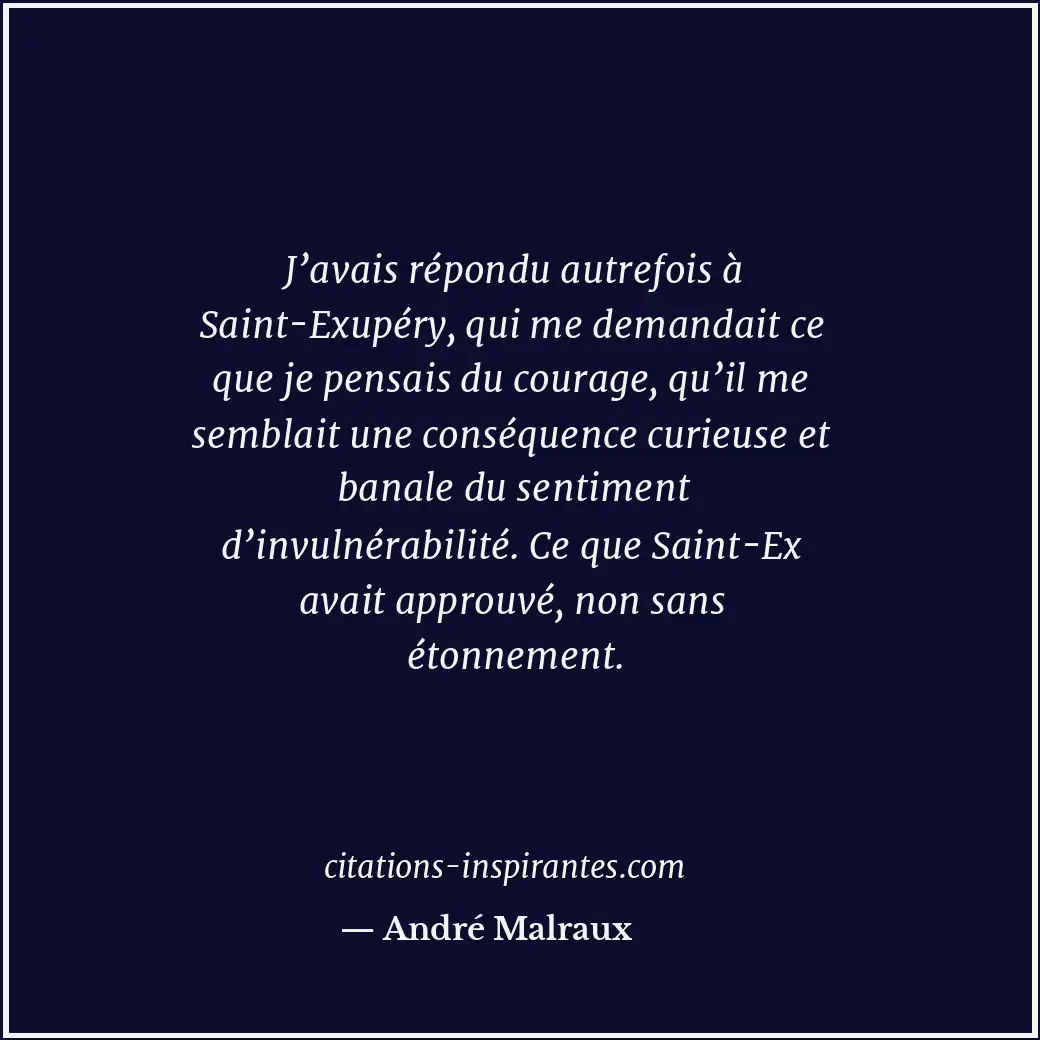 Citation de André Malraux
