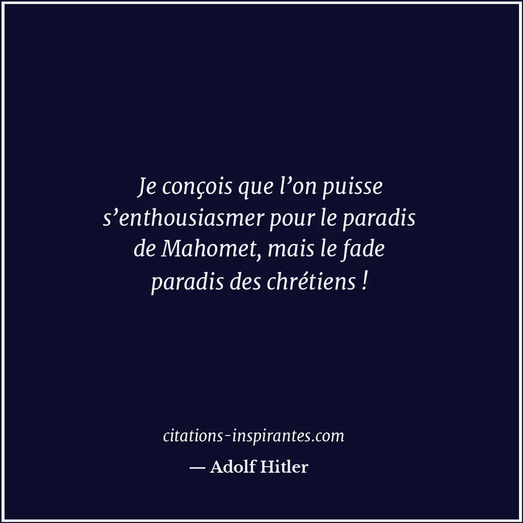 Citation de Adolf Hitler