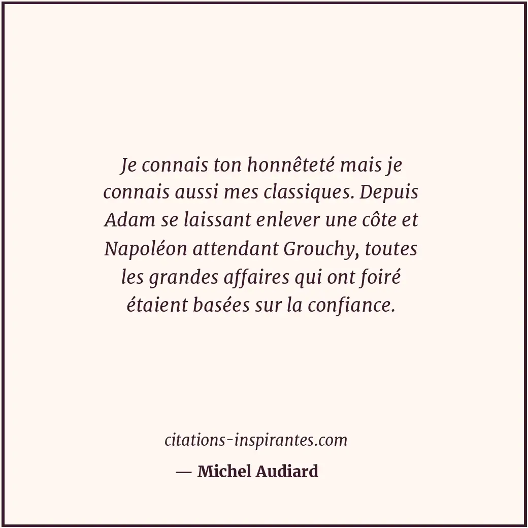 Citation de Michel Audiard