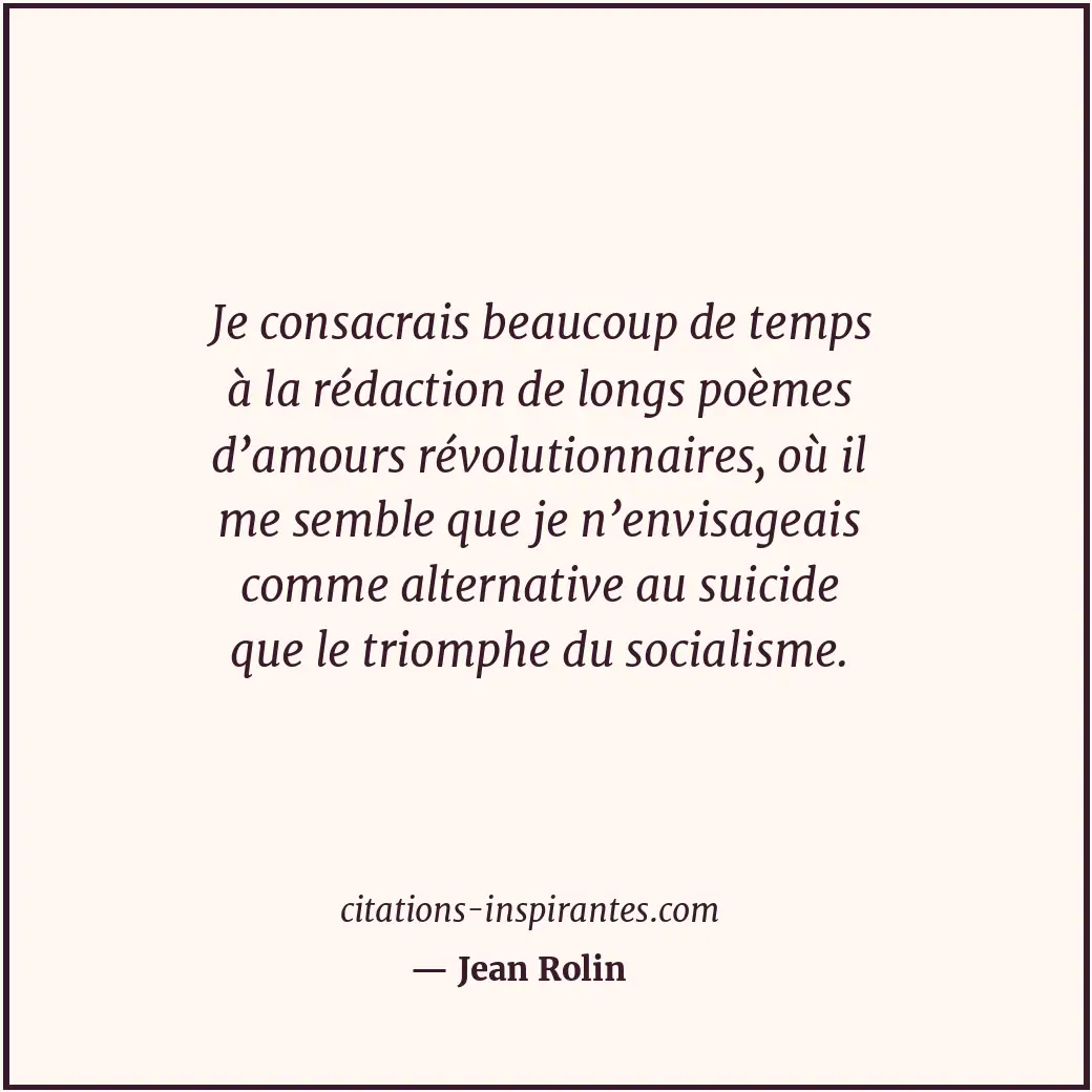 Citation de Jean Rolin