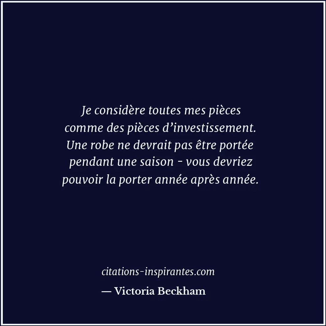 Citation de Victoria Beckham