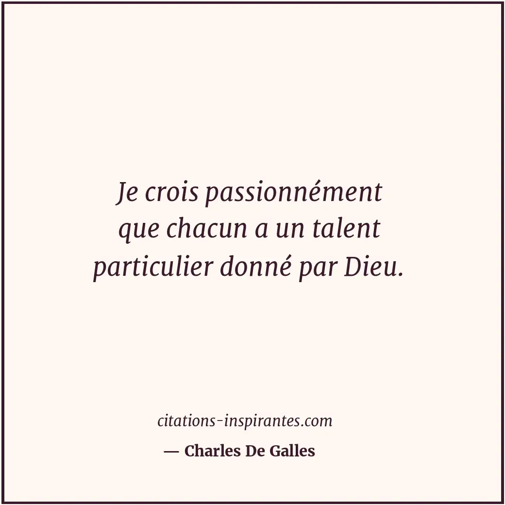 Citation de Charles De Galles