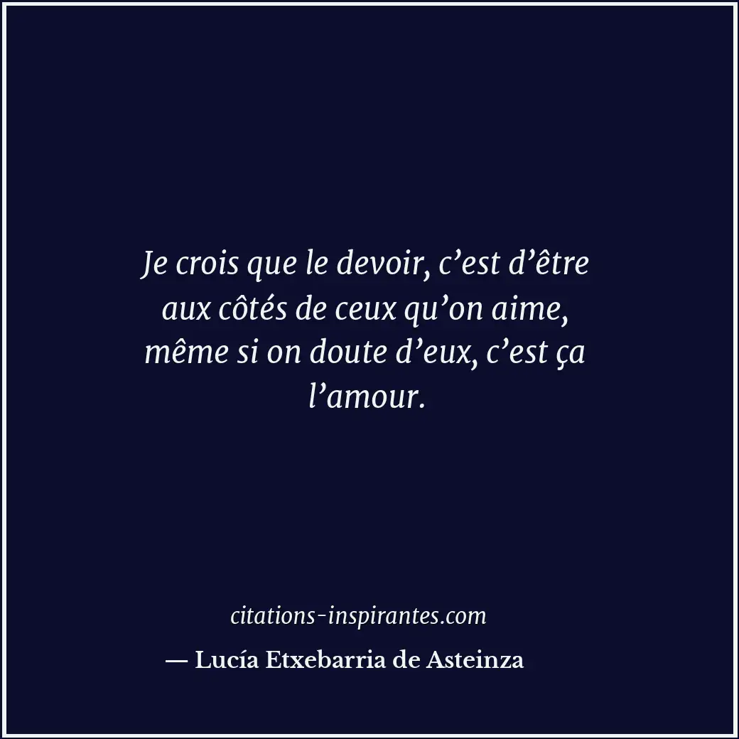 Citation de Lucía Etxebarria de Asteinza