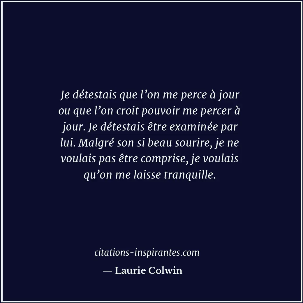 Citation de Laurie Colwin
