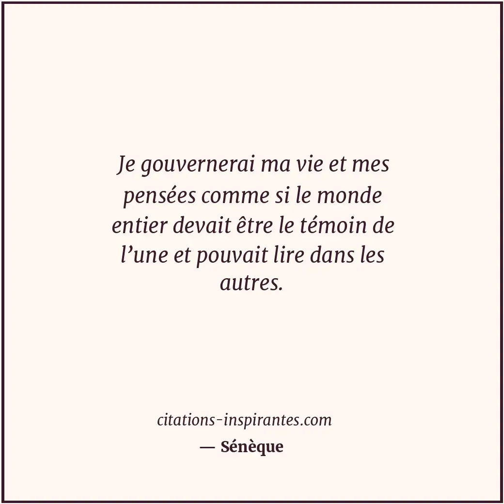 Citation de Sénèque