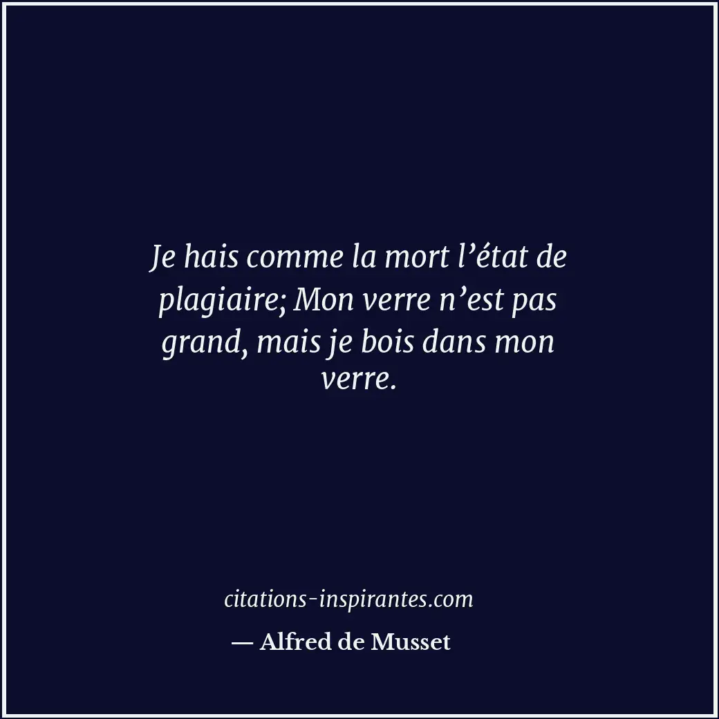 Citation de Alfred de Musset