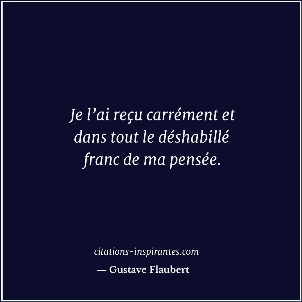 Citation de Gustave Flaubert