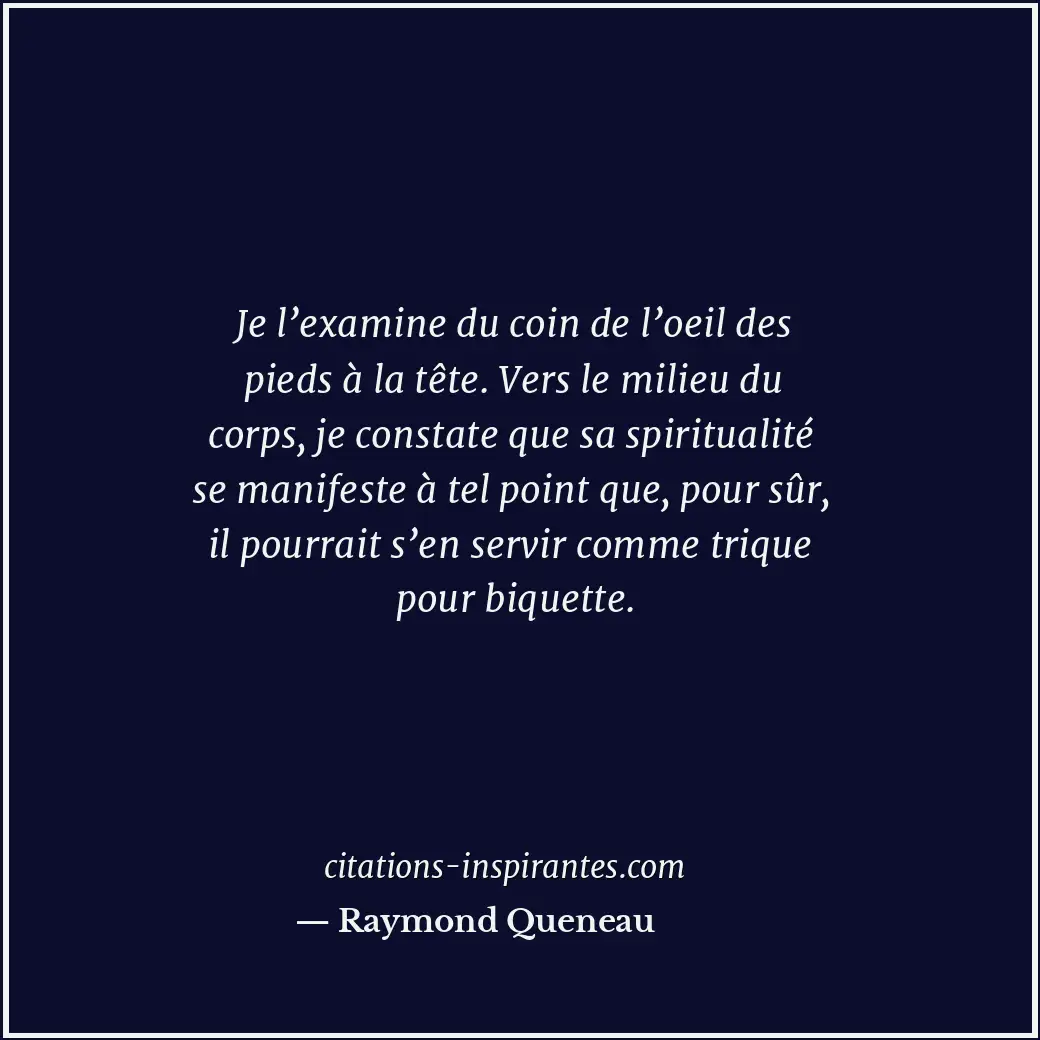 Citation de Raymond Queneau