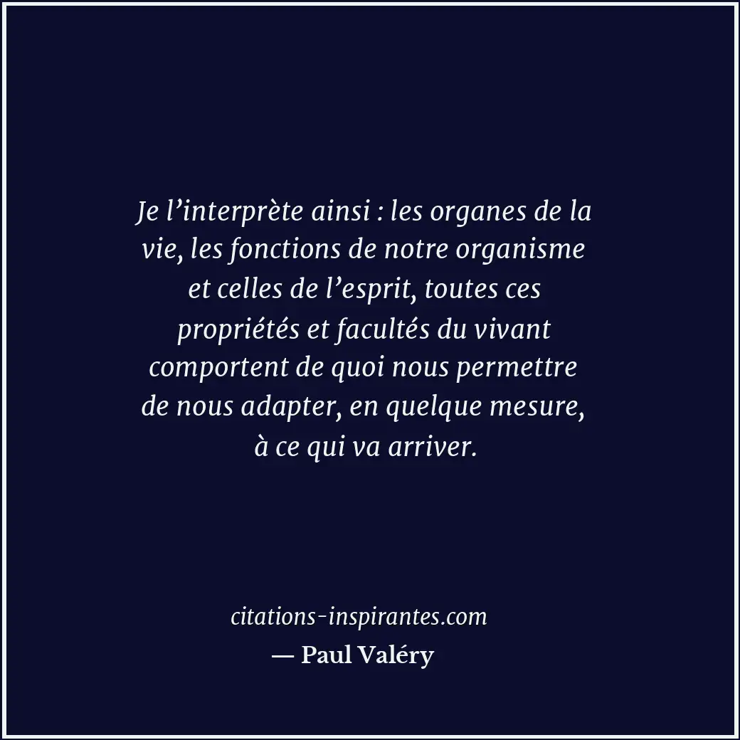 Citation de Paul Valéry