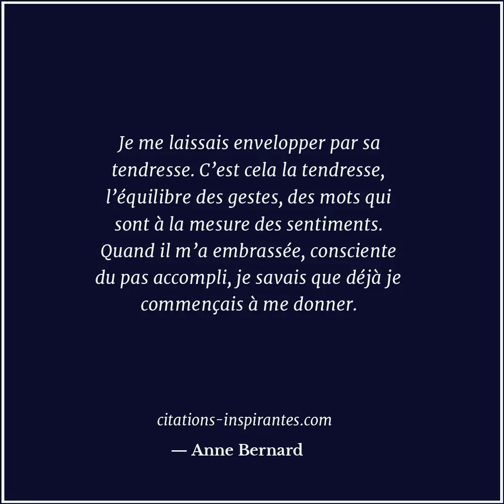 Citation de Anne Bernard