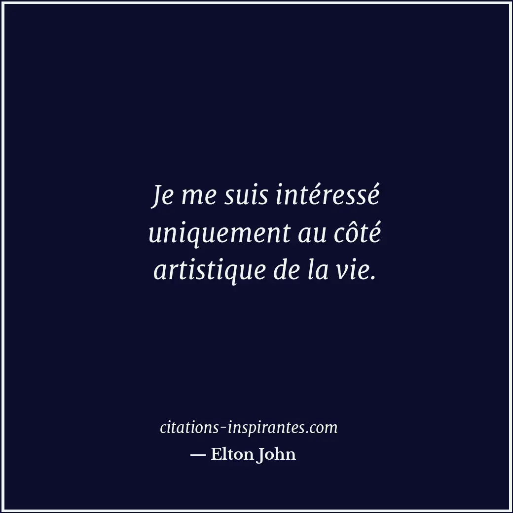 Citation de Elton John