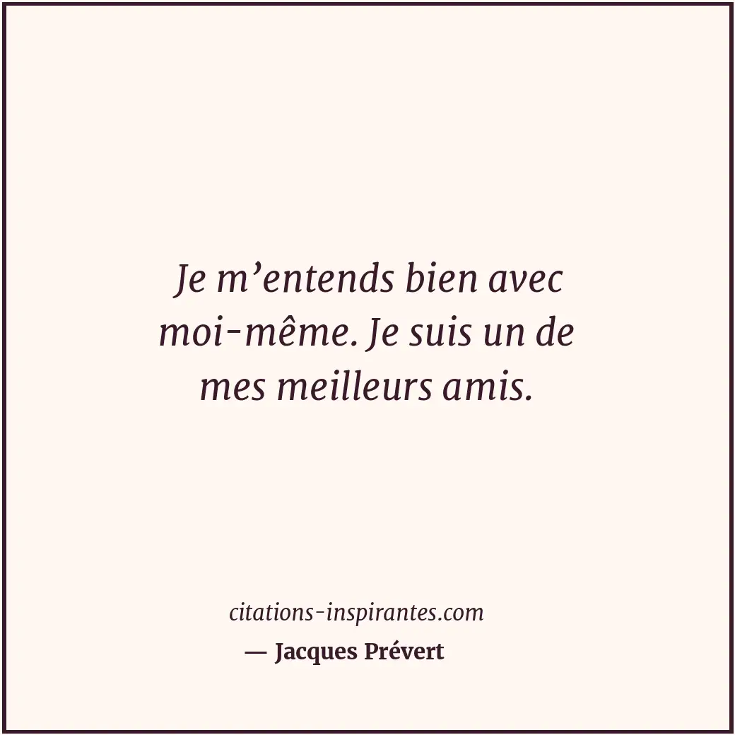 Citation de Jacques Prévert