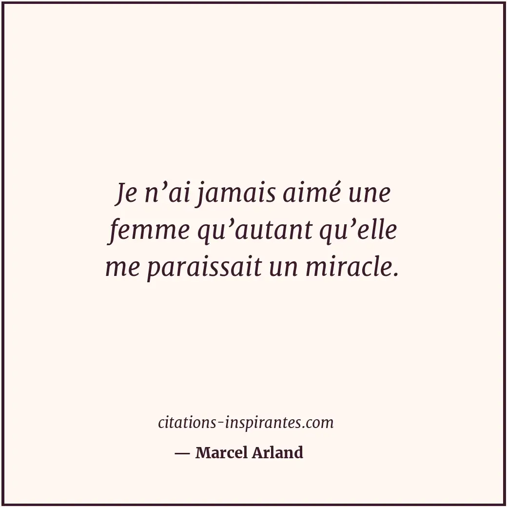 Citation de Marcel Arland
