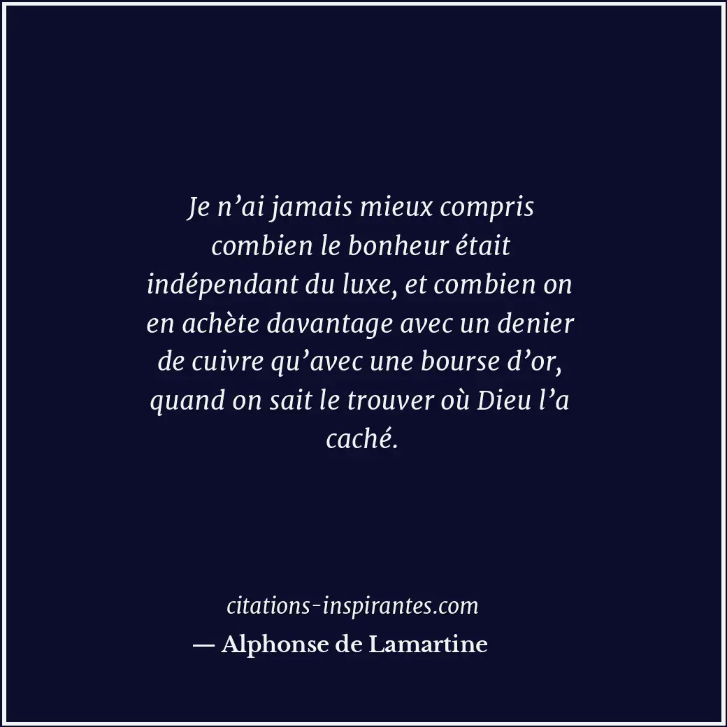 Citation de Alphonse de Lamartine