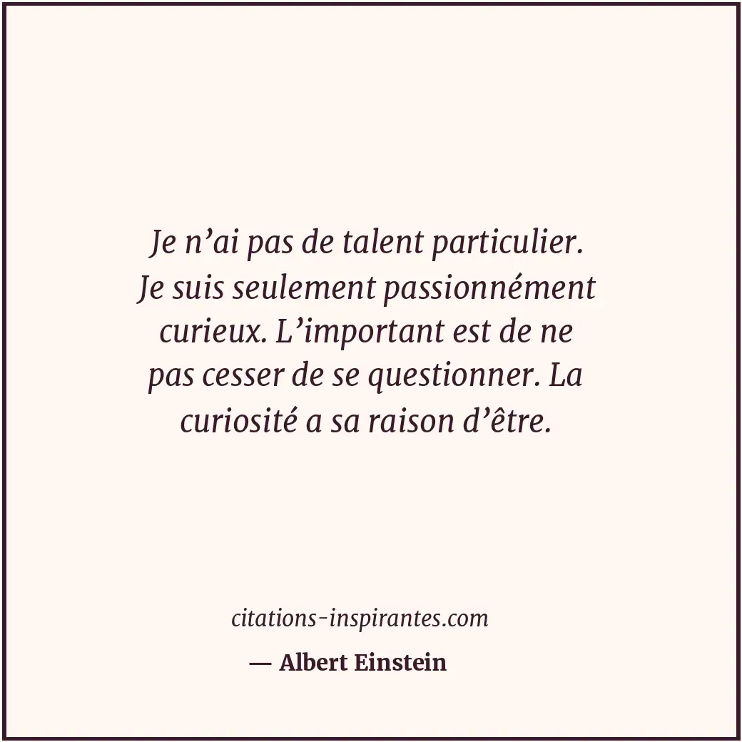 Citation de Albert Einstein