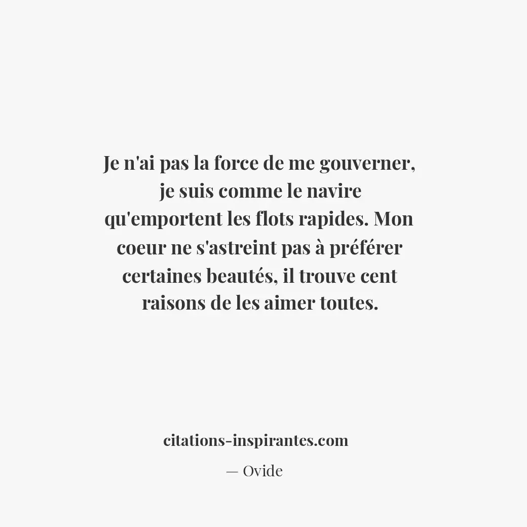 Citation de Ovide