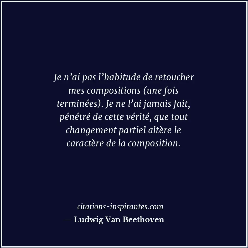 Citation de Ludwig Van Beethoven