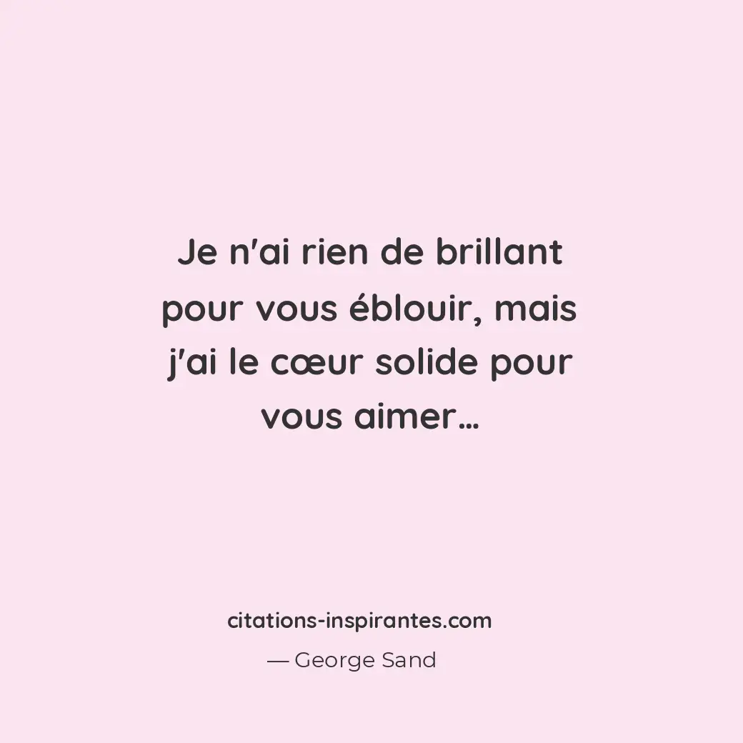 Citation de George Sand