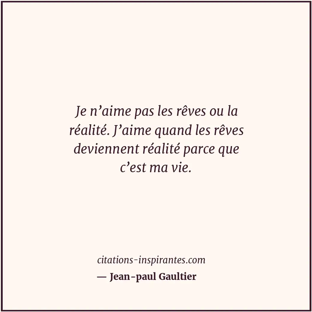Citation de Jean-paul Gaultier
