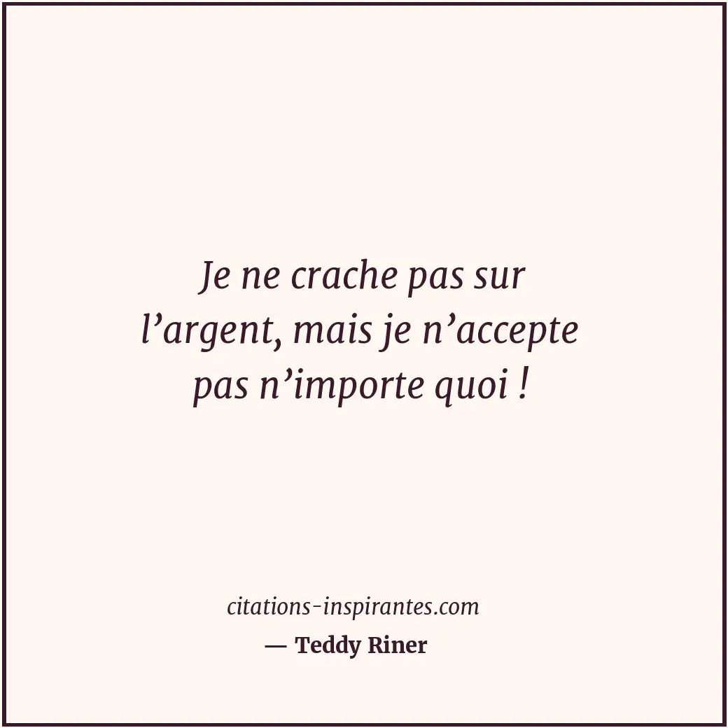 Citation de Teddy Riner