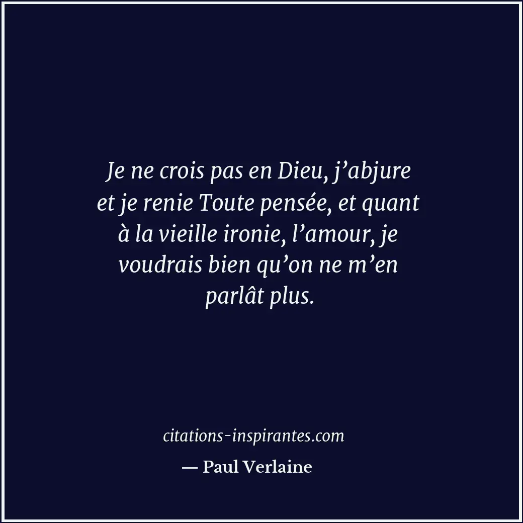 Citation de Paul Verlaine