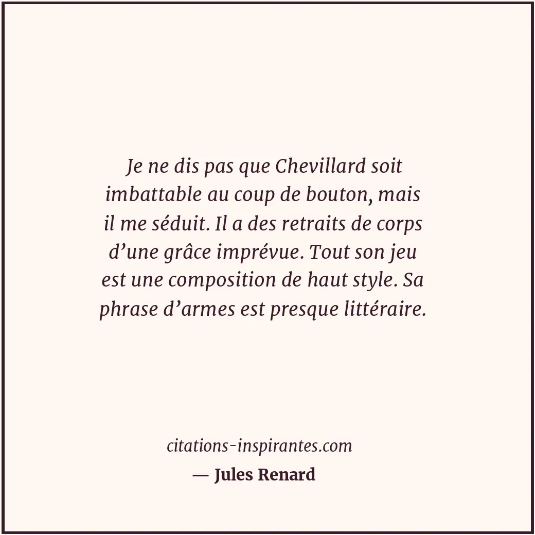 Citation de Jules Renard