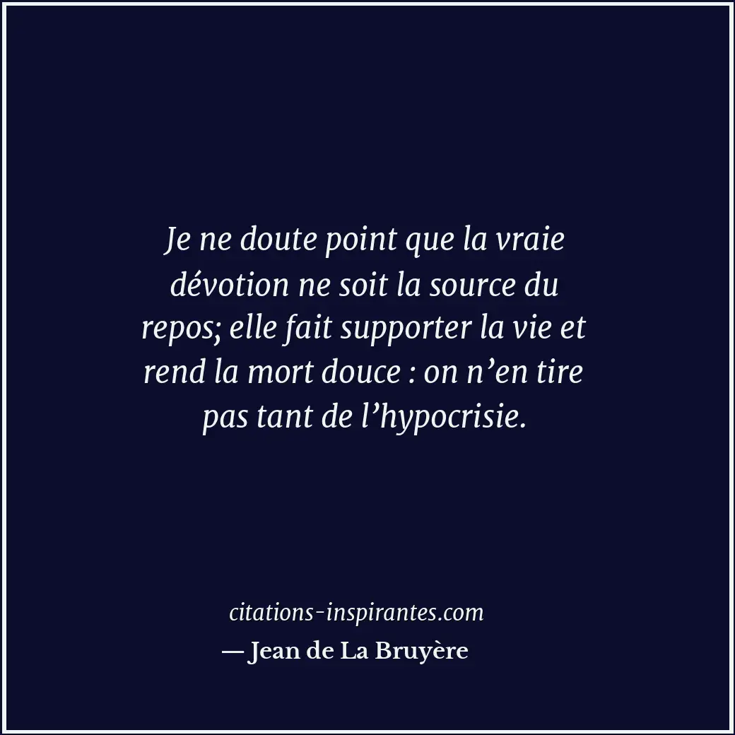 Citation de Jean de La Bruyère