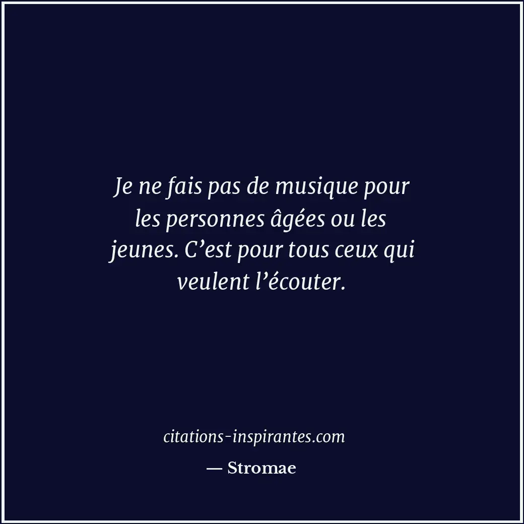 Citation de Stromae