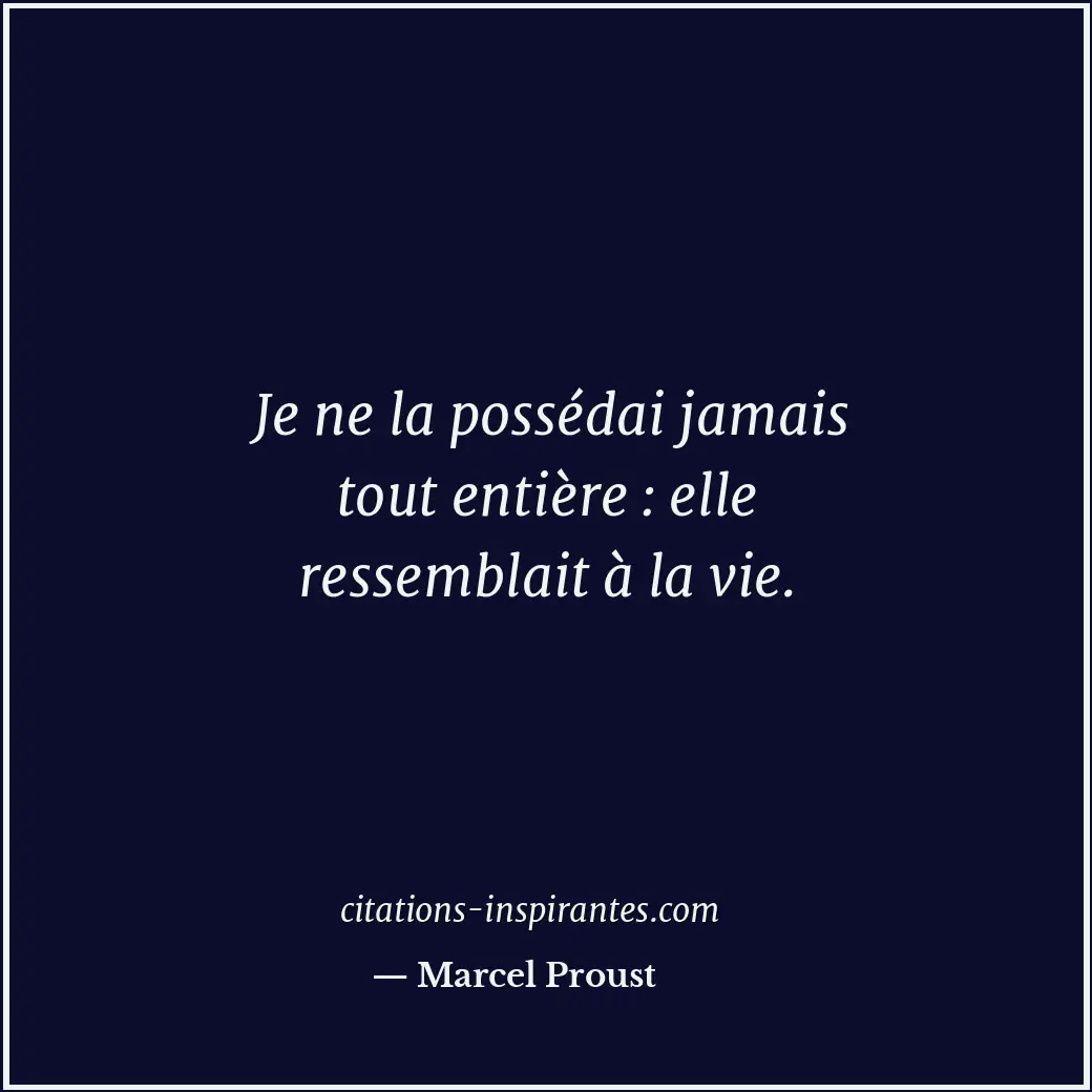 Citation de Marcel Proust