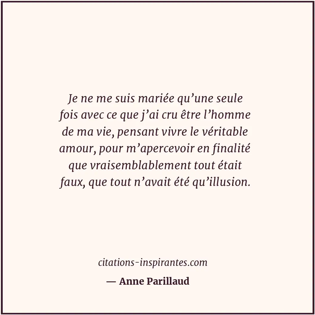 Citation de Anne Parillaud