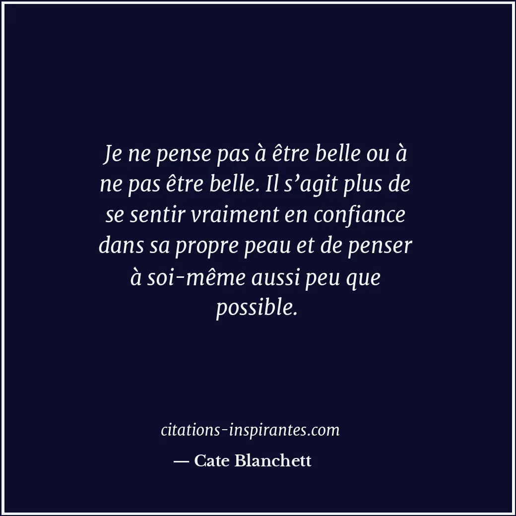 Citation de Cate Blanchett