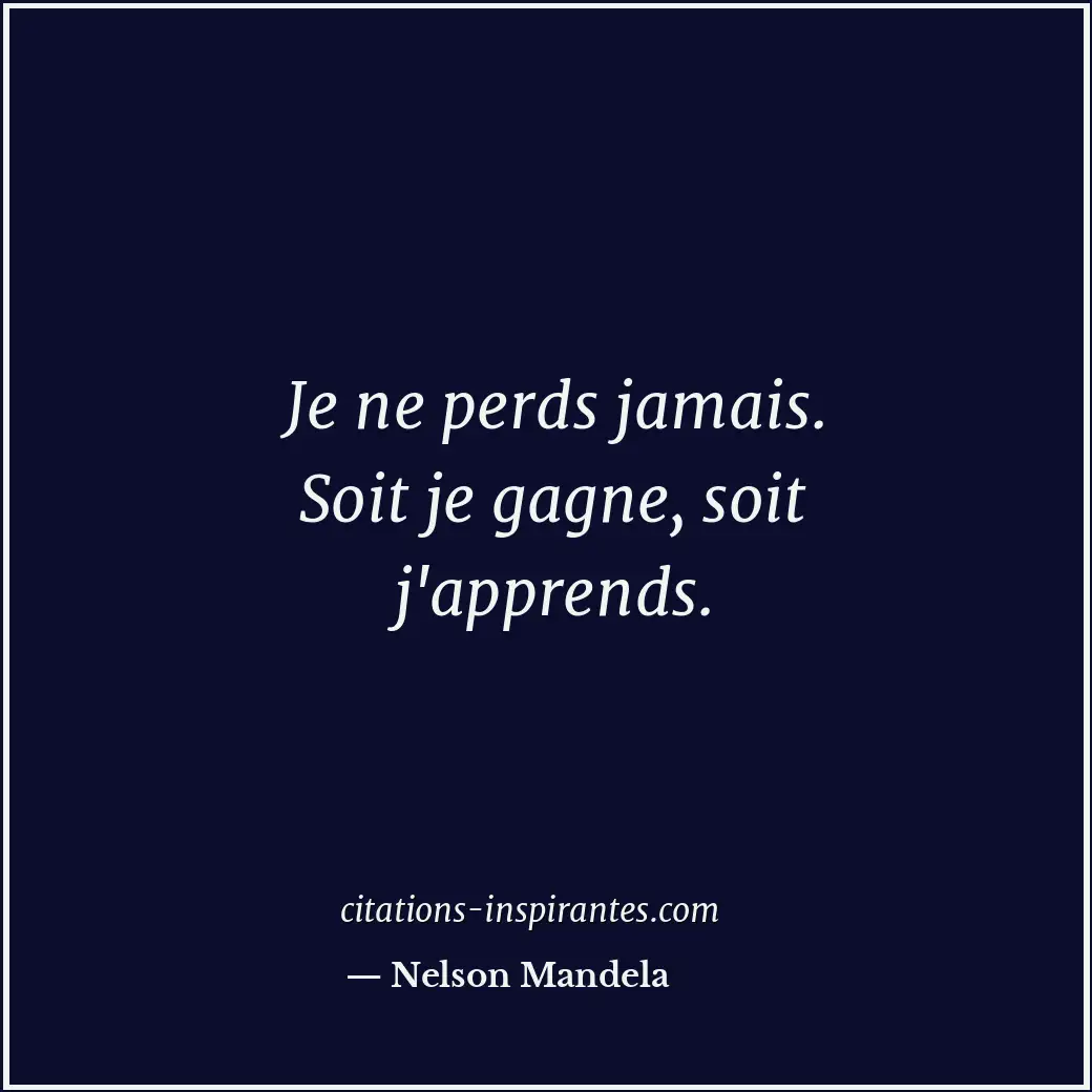Citation de Nelson Mandela