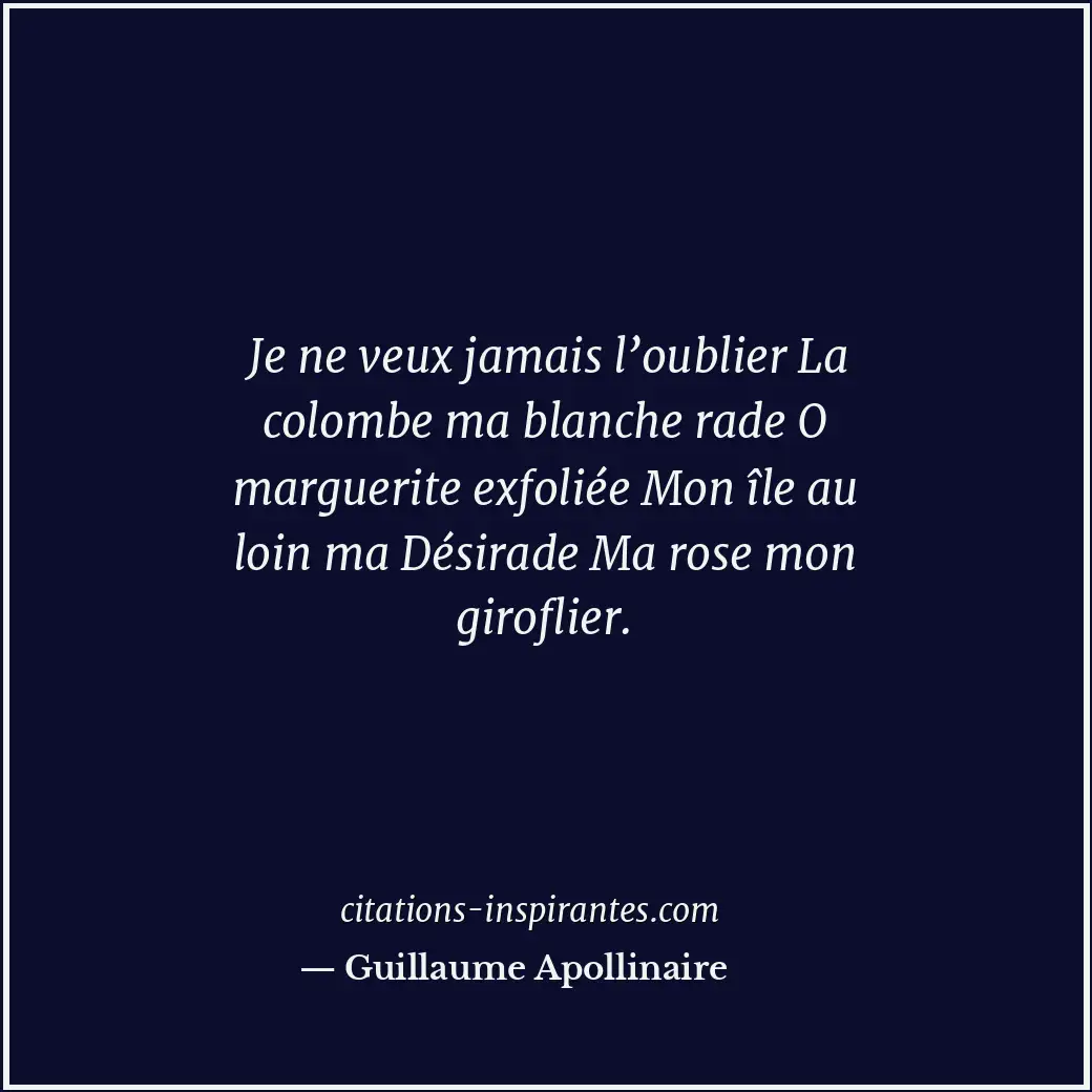Citation de Guillaume Apollinaire