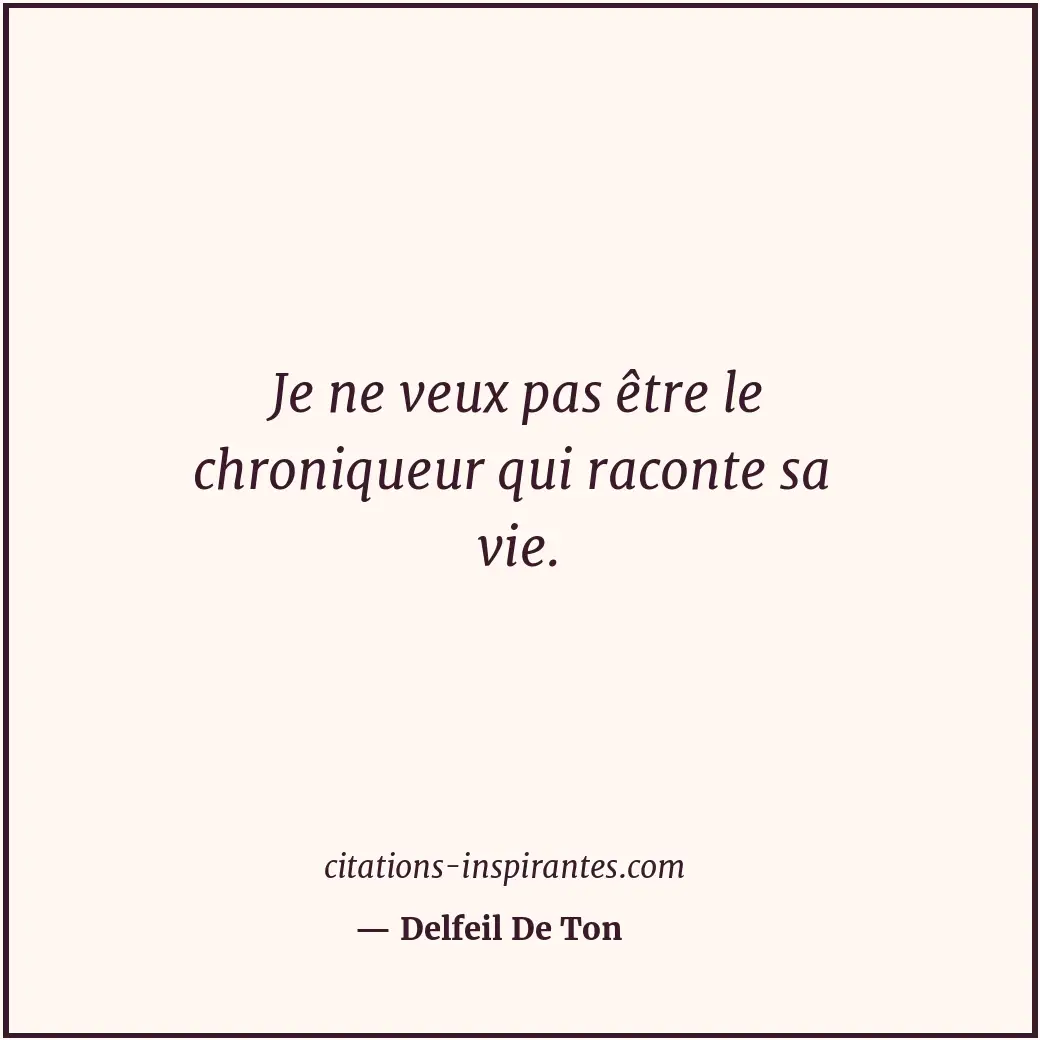 Citation de Delfeil De Ton