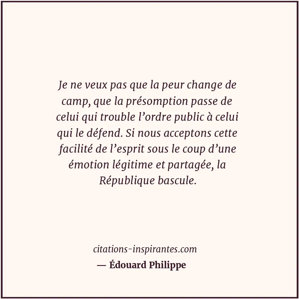 Citation de Édouard Philippe