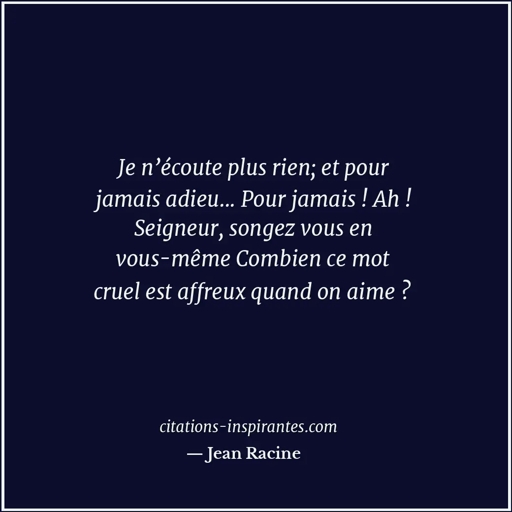 Citation de Jean Racine