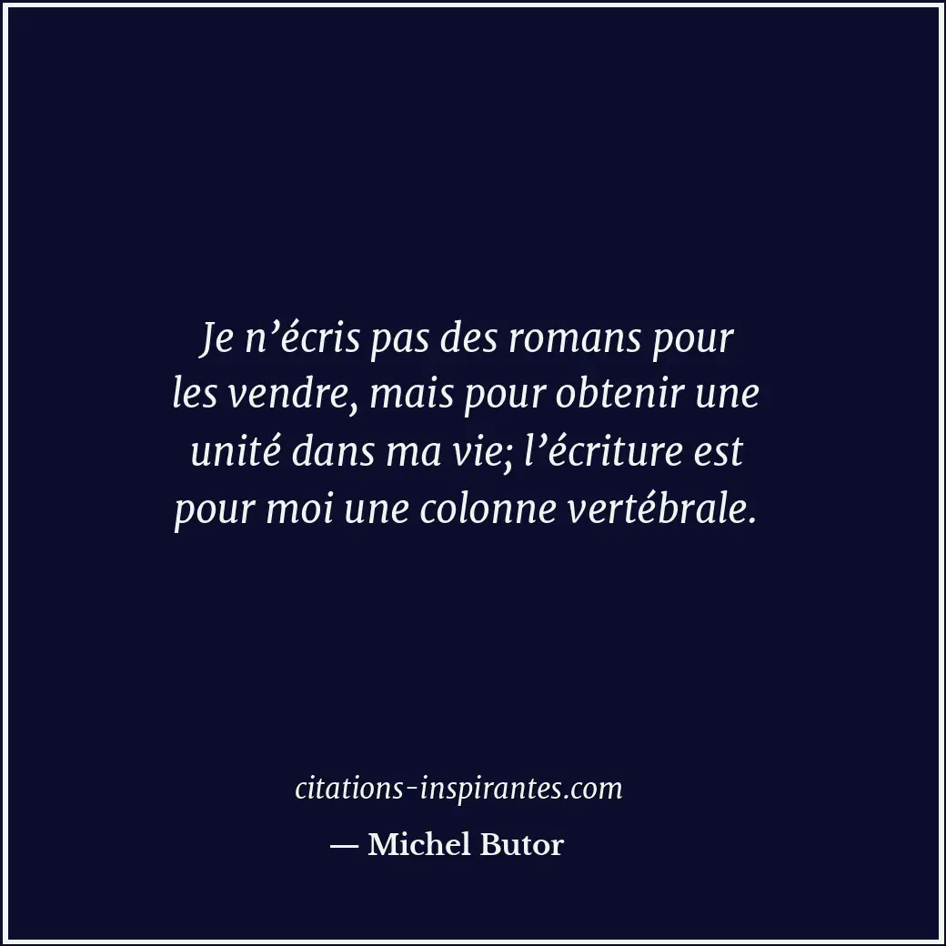 Citation de Michel Butor