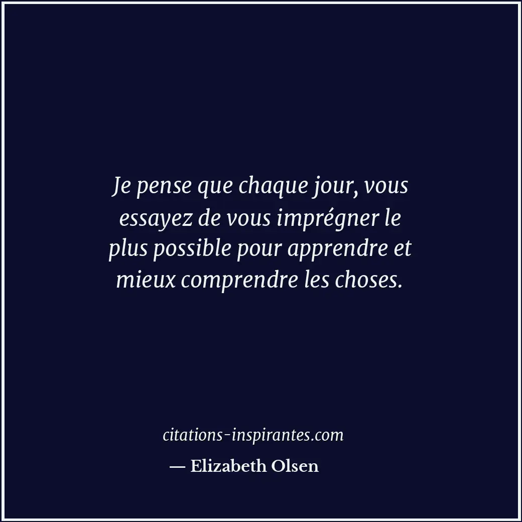 Citation de Elizabeth Olsen