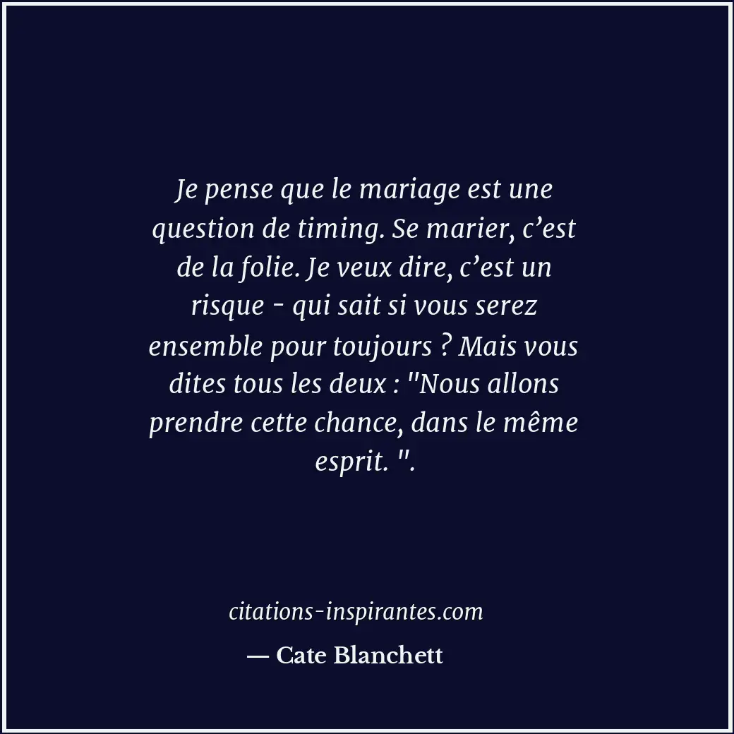 Citation de Cate Blanchett
